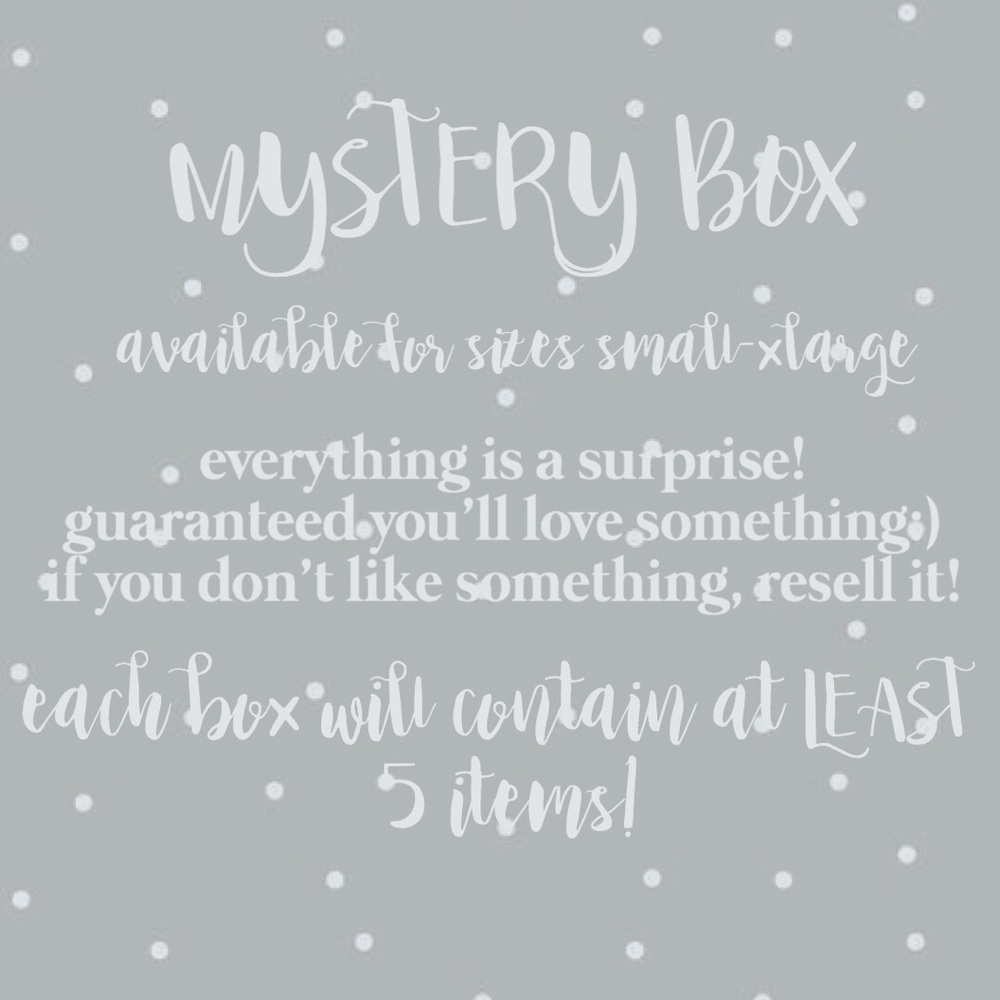 ✮ MYSTERY BOX 5+ ITEMS!!! ✮ - Picture 1 of 1